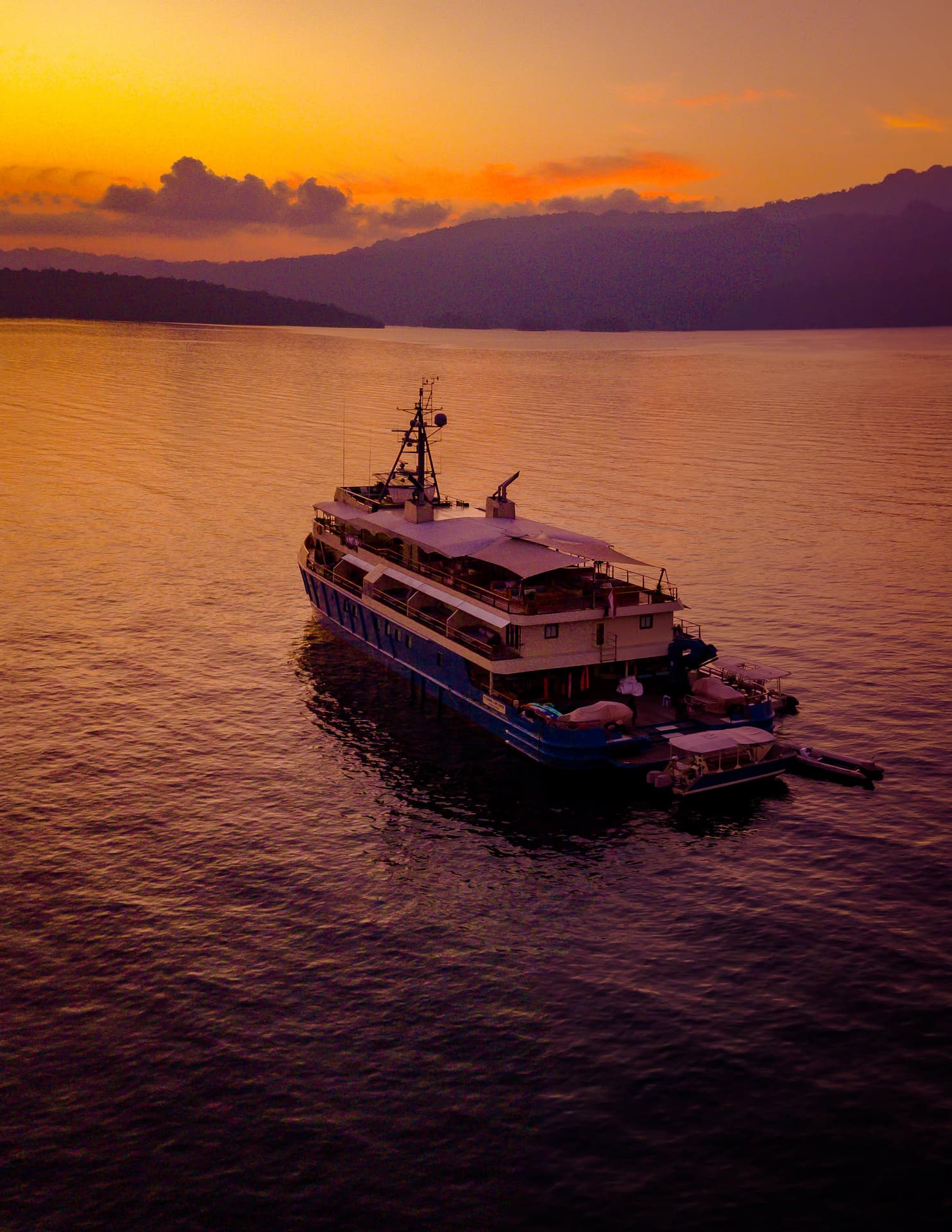At anchor